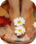 Bain de pieds Bain de pieds